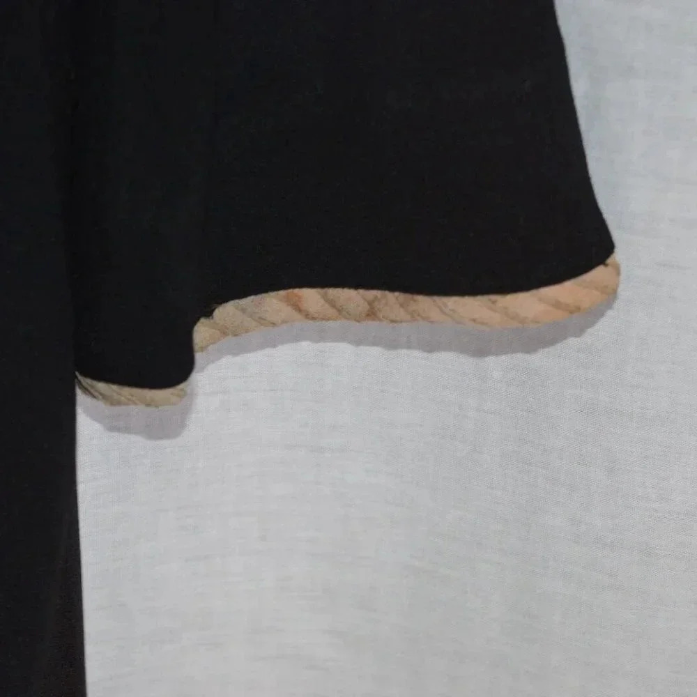 1940s 1950s Beige Black Dress - Picture 6 of 9